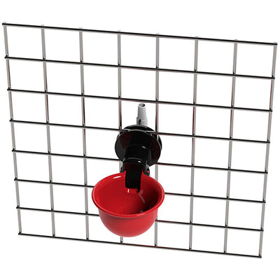 Bebedero B70 basculante automático para gallina Tuerca + Curva - PECFARM