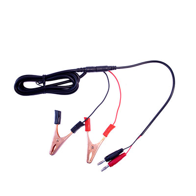 Cables de alimentación Banana + pinzas B5000 (par) - PECFARM