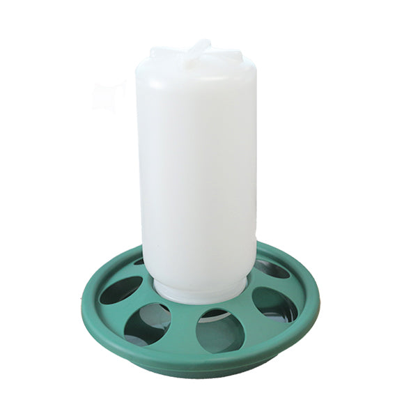 Comedero de plastico con furos para pollos - 1kg - PECFARM