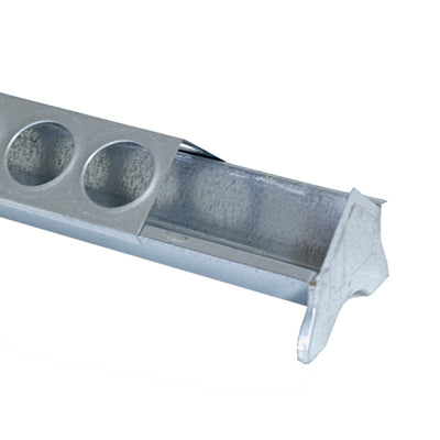 Comedero galvanizado para pollitos - 40 cm - PECFARM