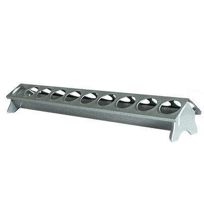 Comedouro galvanizado para pintainhos - 40 cm 