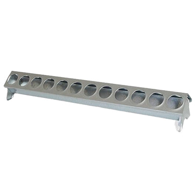 Comedouro galvanizado para pintainhos - 50 cm 