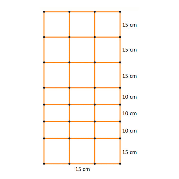 Rede para cerca elétrica de 90cm de altura (50m)