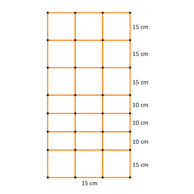 Rede para cerca elétrica de 90cm de altura (50m)